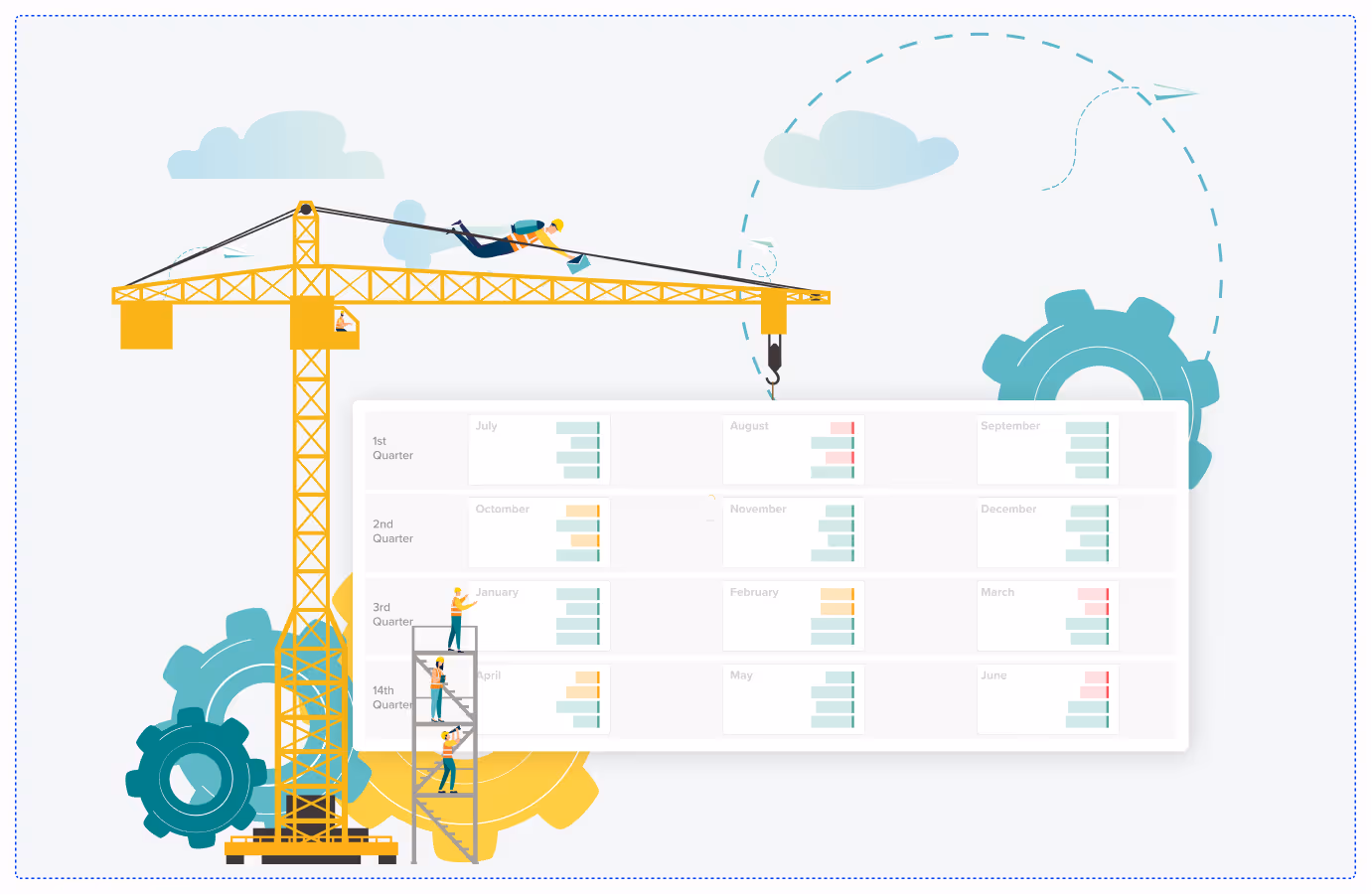 MES Yearly Production Board for Shopfloor