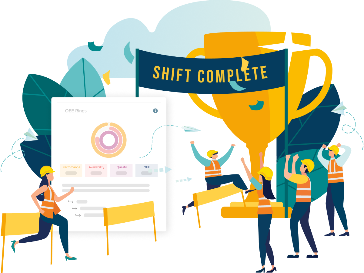 Smart shift completion and happy teams in manufacturing