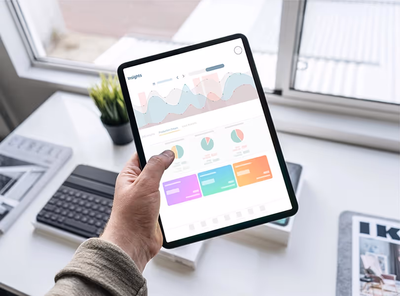 Line production dashboard of digital manufacturing solution Kypeco