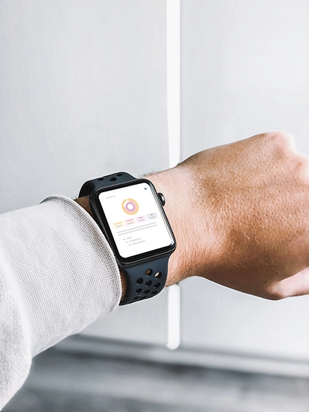 A smart watch app in manufacturing